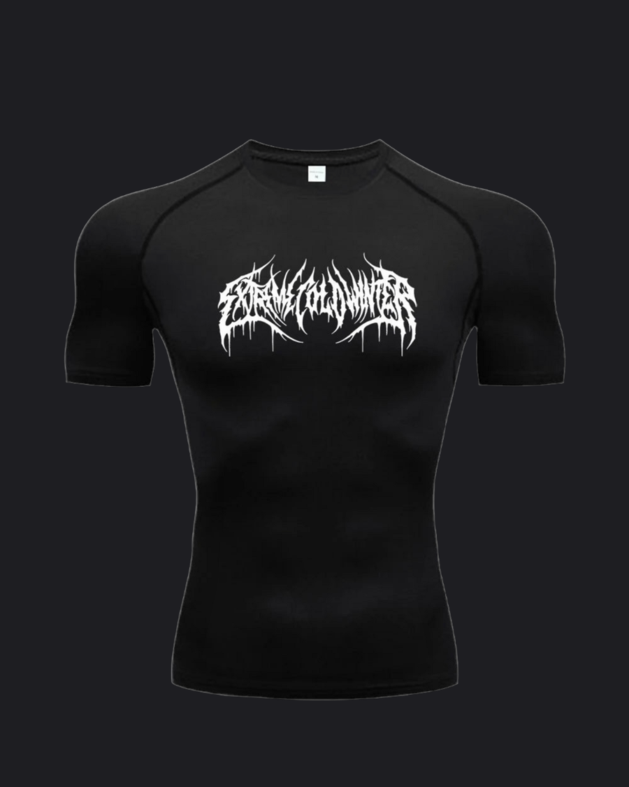 T-shirt compression Agressive Winter Arc — fond anthracite
