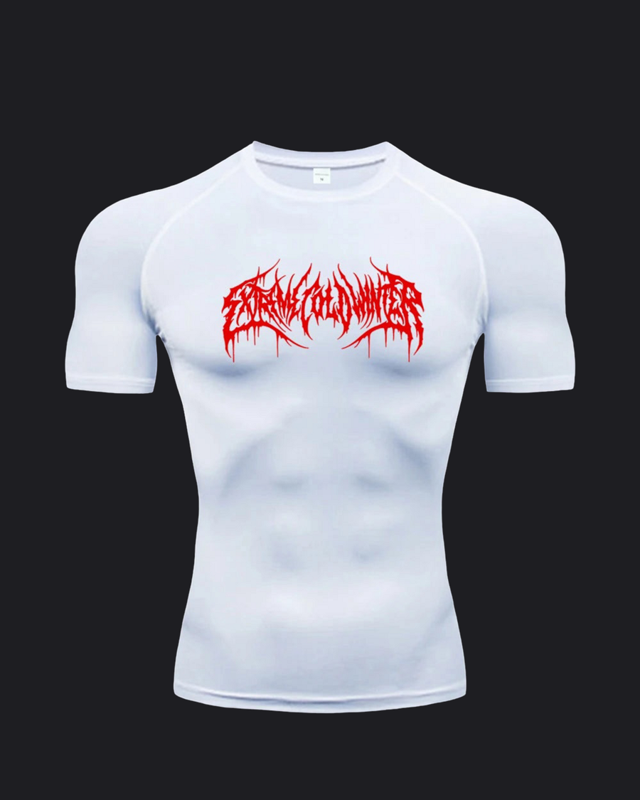 T-shirt compression Agressive Winter Arc — fond anthracite
