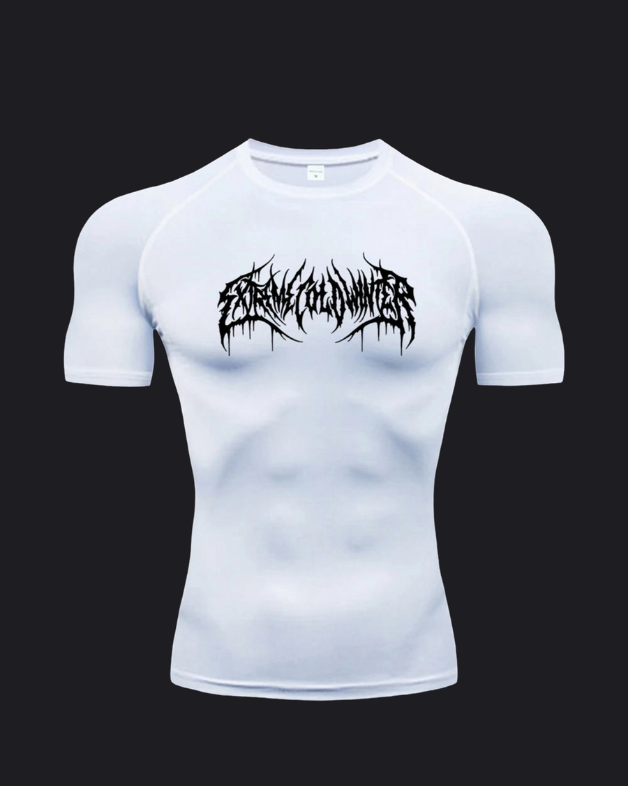 T-shirt compression Agressive Winter Arc — fond anthracite