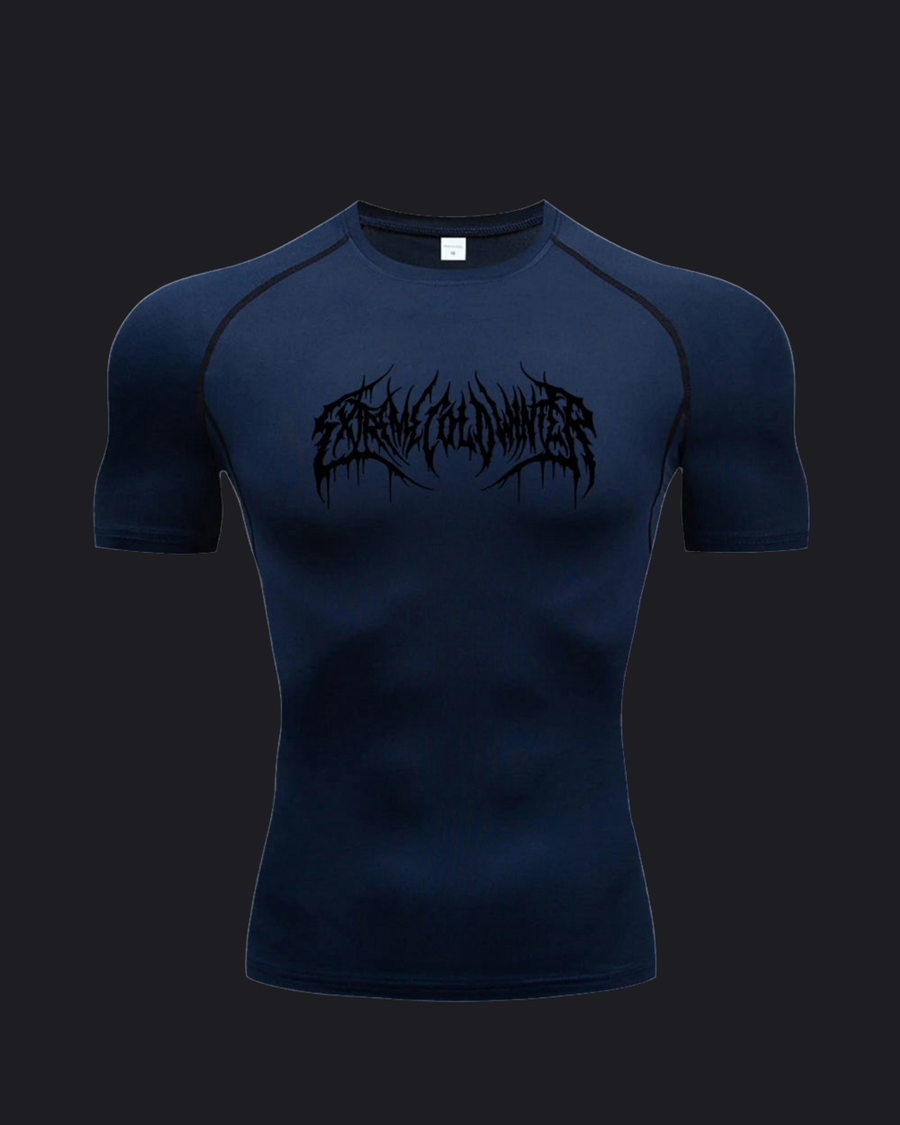 T-shirt compression Agressive Winter Arc — fond anthracite