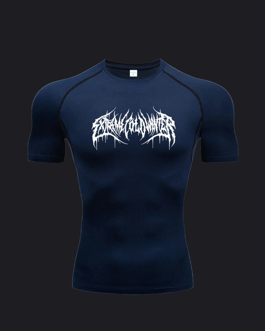 T-shirt compression Agressive Winter Arc — fond anthracite