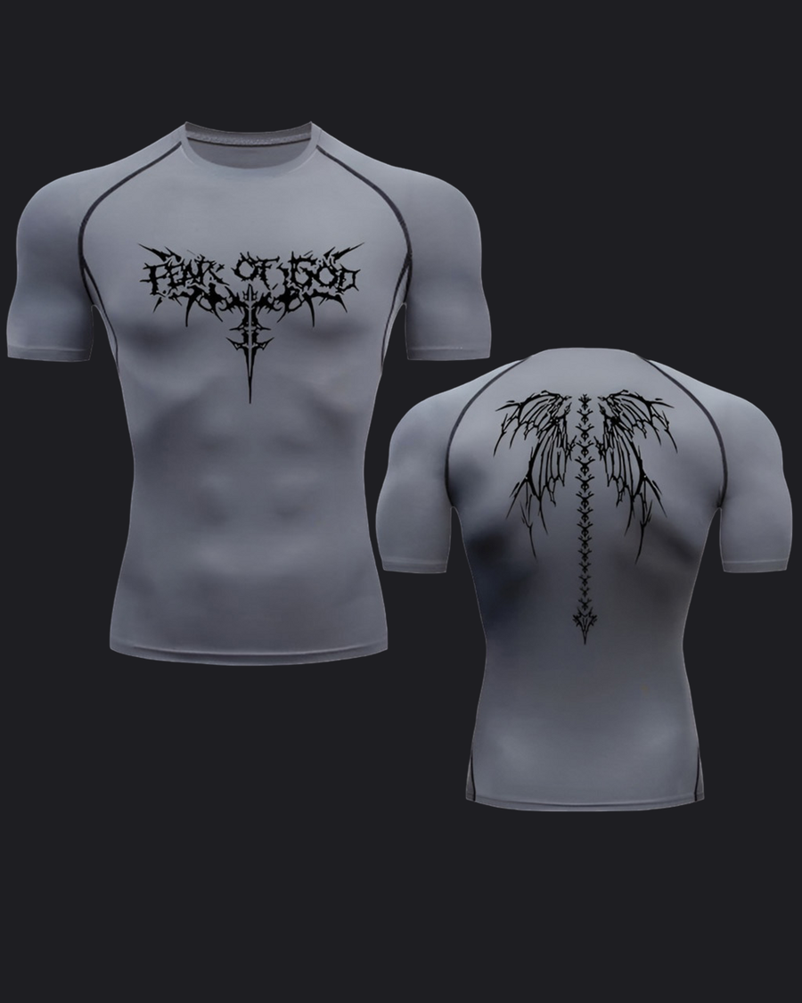 T-shirt compression Fear Winter Arc — fond anthracite
