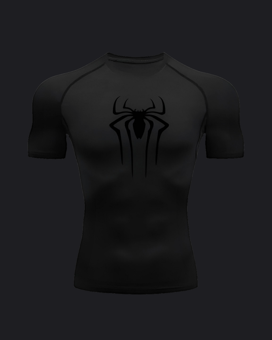 T-shirt compression Spider Winter Arc — fond anthracite